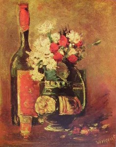 Vincent van Gogh: Natura morta con vaso di fiori, Otterlo Rijksmuseum Kroller – Muller.
